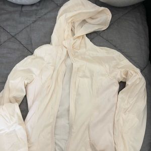 Cream Lululemon athletes jacket